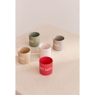 Šedý hrnek z imitace porcelánu Design Letters Favourite, 0,25 l