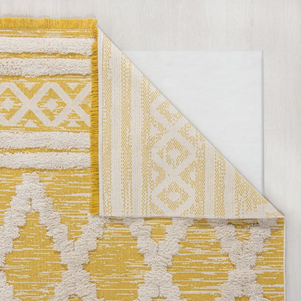 Žlutý koberec 230x160 cm Moroc Larache - Flair Rugs-image-4