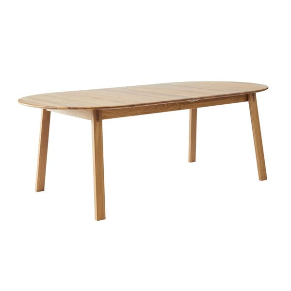 Rozkládací jídelní stůl s přídavnou deskou z dubového dřeva 100x220 cm Amalfi – Hammel Furniture