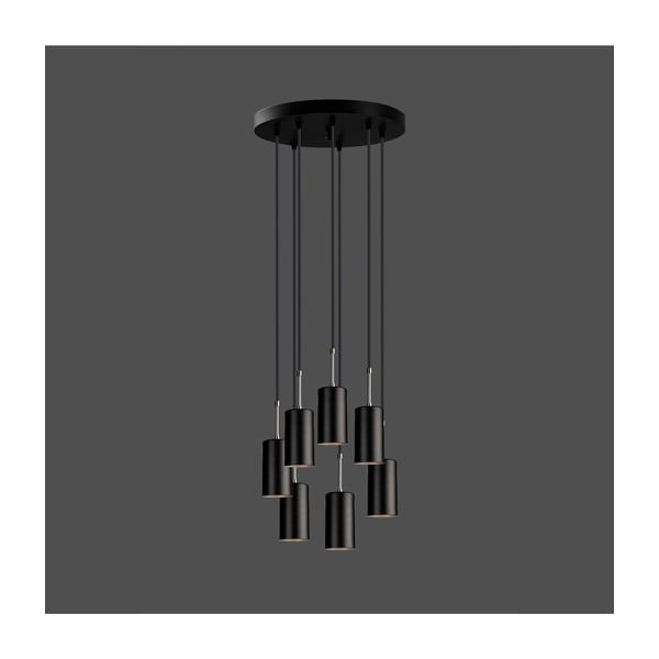 Černé závěsné svítidlo Squid Lighting Geo, výška 120 cm-image-1