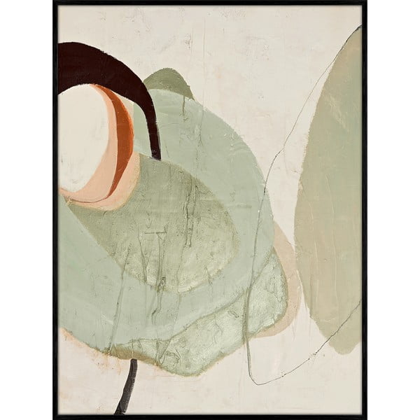Ručně malovaný obraz 90x120 cm Moon Rock – Malerifabrikken