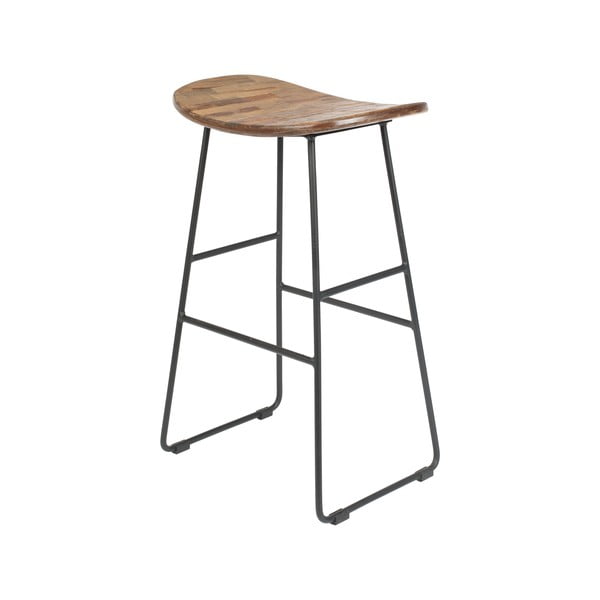 Barová stolička 2 ks v přírodní barvě (výška sedáku 62 cm) Tangle – White Label-image-4