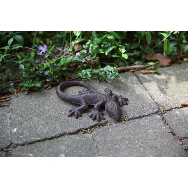 Litinová dekorace Esschert Design Ještěrka, 10,4 x 15,1 cm-image-2