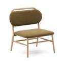 Zelené žinylkové křeslo Helda – Kave Home