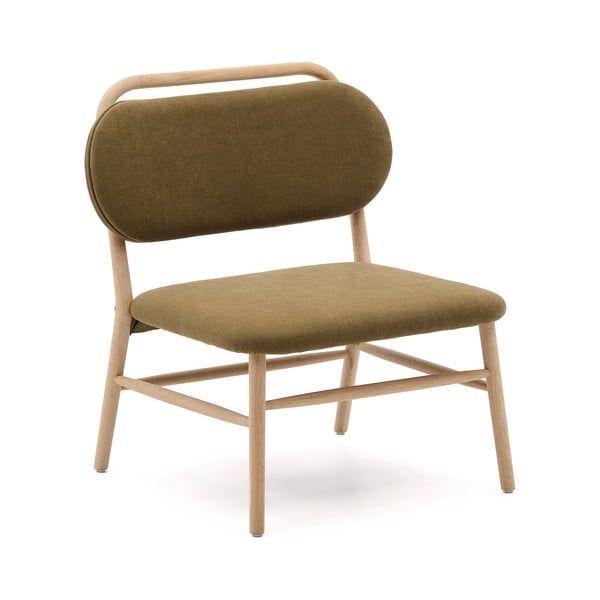 Zelené žinylkové křeslo Helda – Kave Home