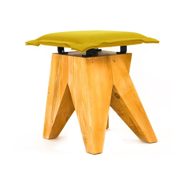 Dřevěná stolička Low, olivová