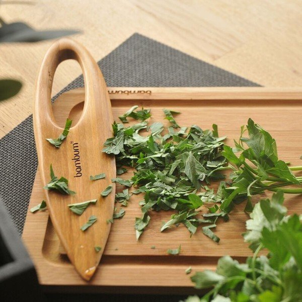 Bambusový nůž na bylinky Bambum Gaas-image-1