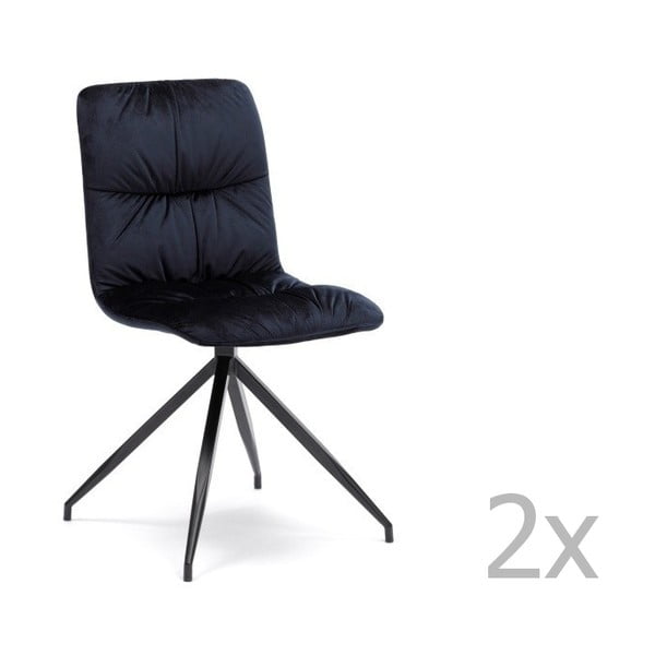 Sada 2 modrých židlí Design Twist Galena