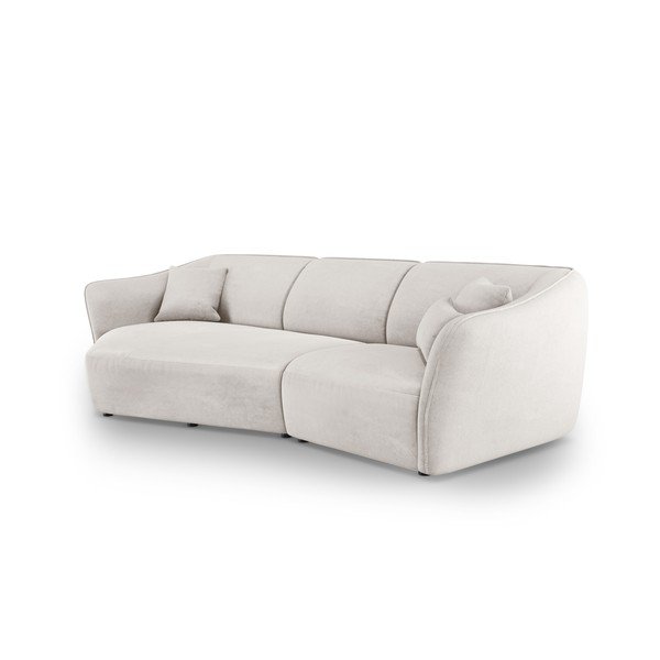 Černá sametová rohová pohovka Tokyo – Cosmopolitan Design-image-1