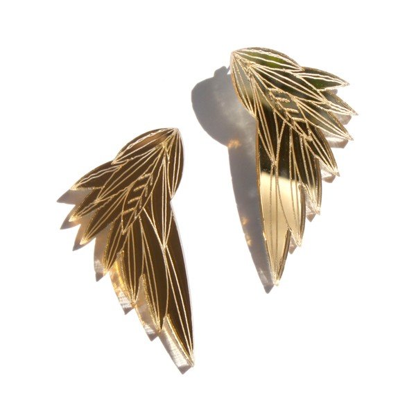 Náušnice Wing Gold