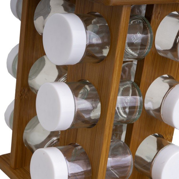 Sada kořenek se stojánkem 12 ks Bamboo Walnut – Casa Selección-image-2
