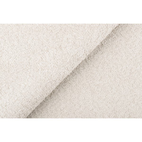 Bílý modul pohovky z textilie bouclé (variabilní) Roxy – Scandic-image-1