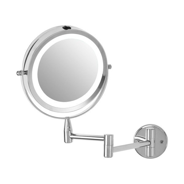 Kosmetické zrcadlo s osvětlením/zvětšovací (zvětšení 2x) 18x29 cm Cassini – Premier Housewares-image-4