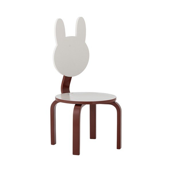 Vínová/bílá dětská židle Liova – Bloomingville Mini