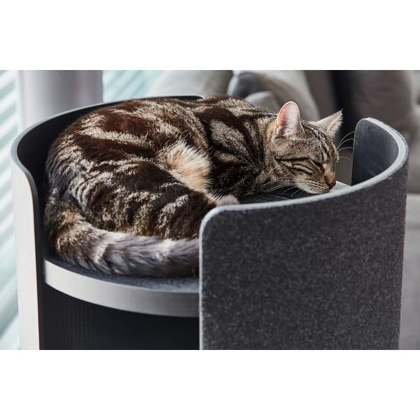 Škrabadlo pro kočky Torre Ash Black S – MiaCara-image-1