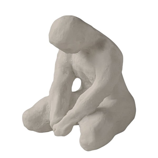 Soška z polyresinu (výška 15 cm) Meditating Man – Mette Ditmer Denmark