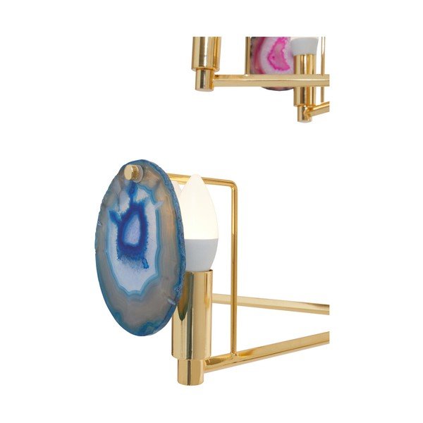Kovové závěsné svítidlo ve zlaté barvě Glamour – Premier Housewares-image-3