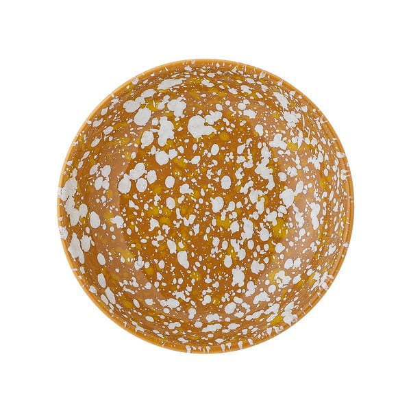 Oranžovo-bílý kameninový dezertní talíř Bloomingville Carmel, ø 11 cm-image-2