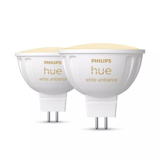 Smart žárovky v sadě 2 ks GU 5,3, 5 W White ambiance – Philips Hue
