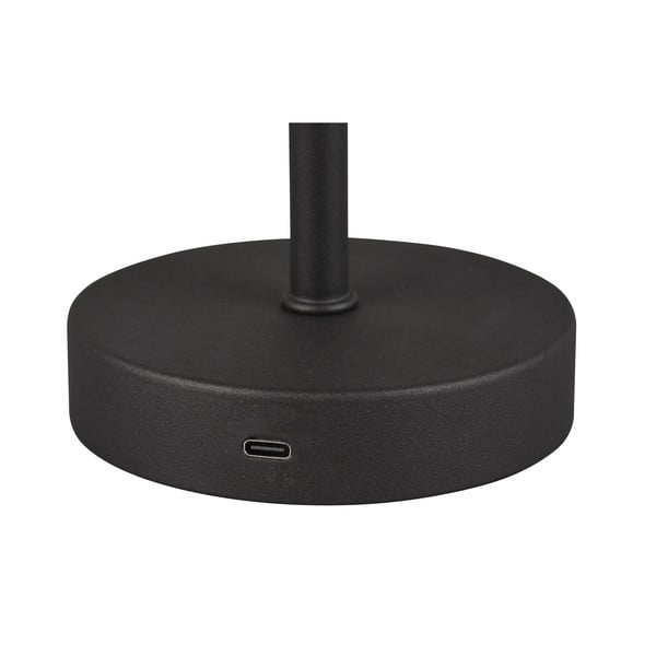 Matně černá LED stmívatelná stolní lampa (výška 30 cm) Jeff – Reality-image-4