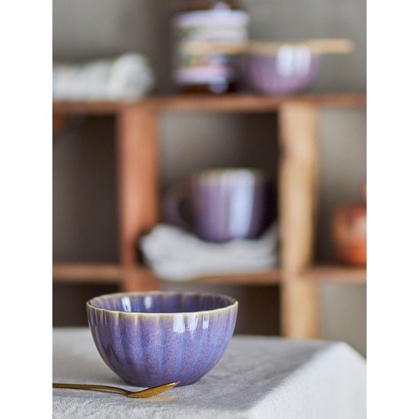 Tmavě fialová miska z kameniny 400 ml Latina – Bloomingville-image-1