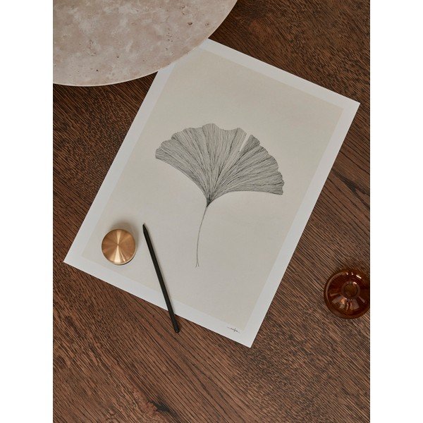 Plakát 50x70 cm Ginkgo Leaf – Ana Frois – The Poster Club-image-2