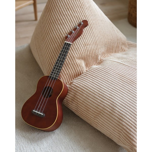 Světle hnědý manšestrový dětský sedací vak Big Lounger – Wigiwama-image-2