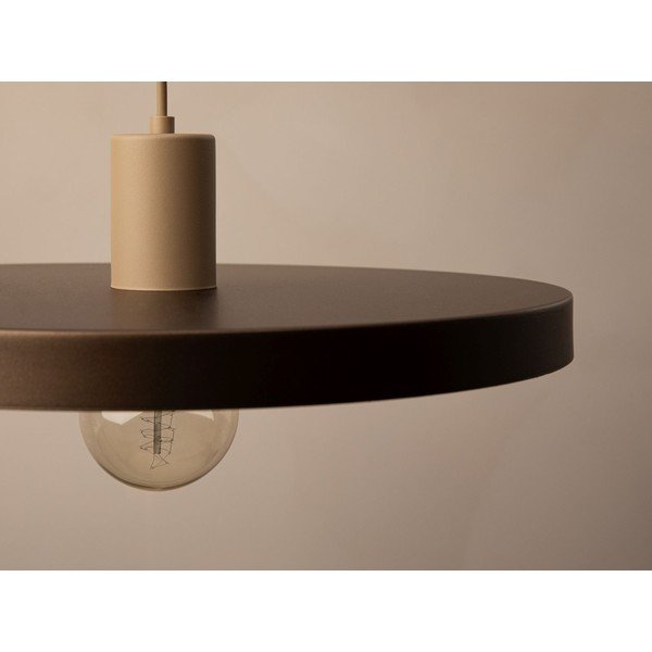 Světle hnědé kovové závěsné svítidlo ø 40 cm Ori – Micadoni -image-1
