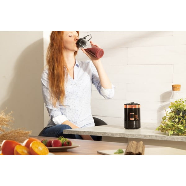 Černý mixér na smoothie Black Rose Collection - BerlingerHaus-image-4