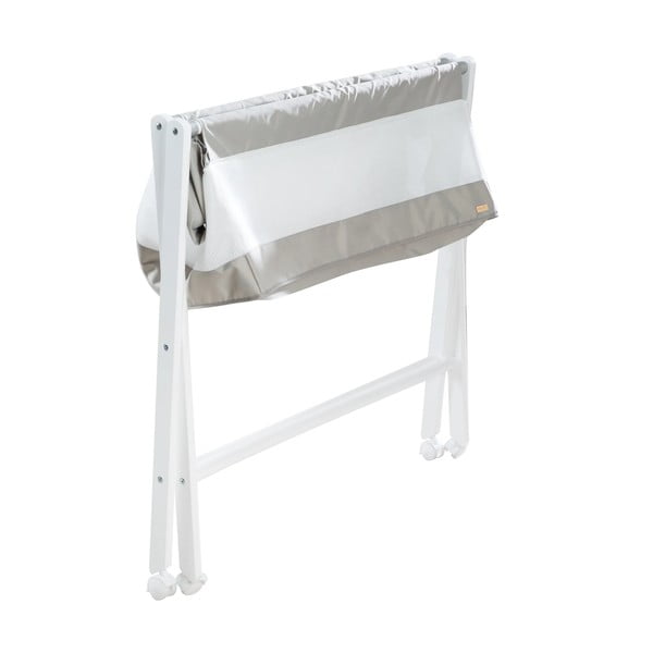 Bílá skládací  kolébka na kolečkách 90x45 cm – Roba-image-4