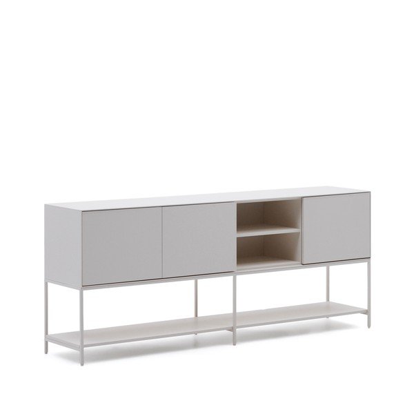 Bílá nízká komoda 195x80 cm Vedrana – Kave Home-image-2