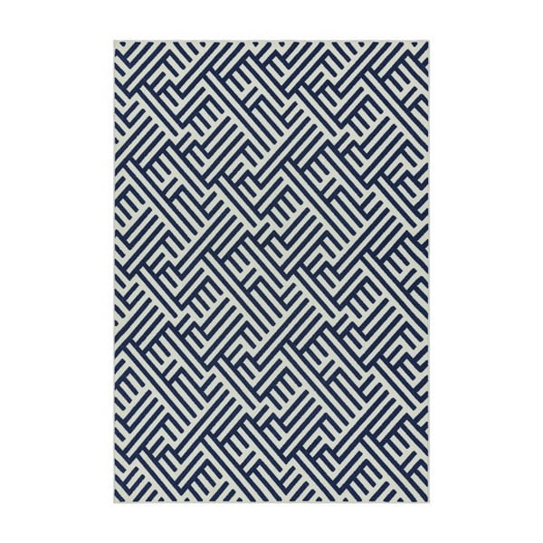 Modro-bílý koberec Asiatic Carpets Antibes, 160 x 230 cm