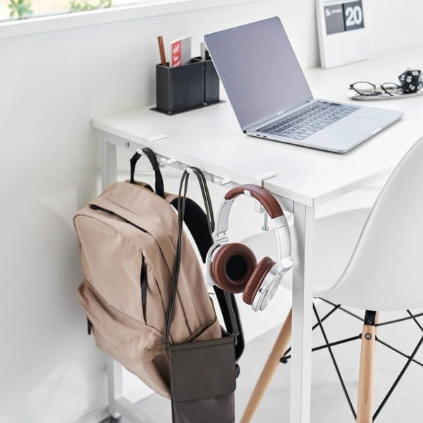 Matně bílý nastavitelný ocelový háček Tower – YAMAZAKI-image-3