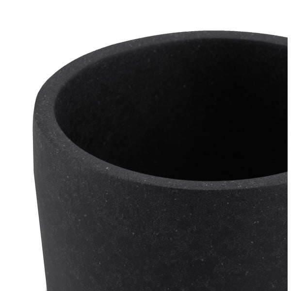 Šedý kelímek na zubní kartáčky z polyresinu Sandy - Tomasucci-image-1