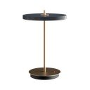 Antracitová LED stmívatelná stolní lampa s kovovým stínidlem (výška 31 cm) Asteria Move – UMAGE