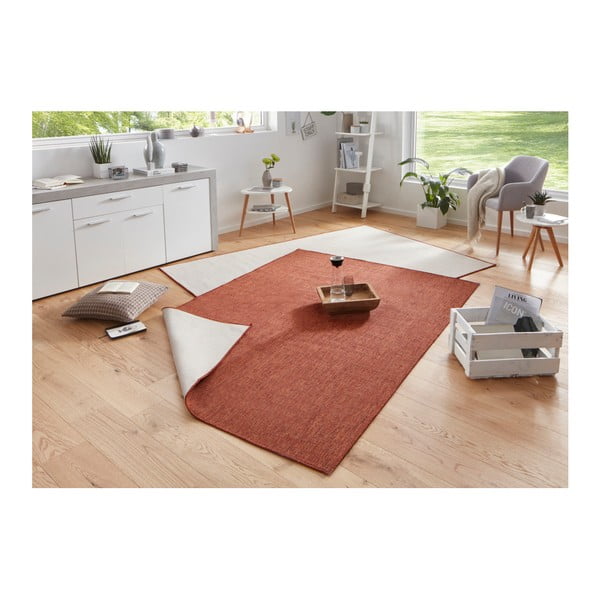 Cihlově červený venkovní koberec NORTHRUGS Miami, 160 x 230 cm-image-2