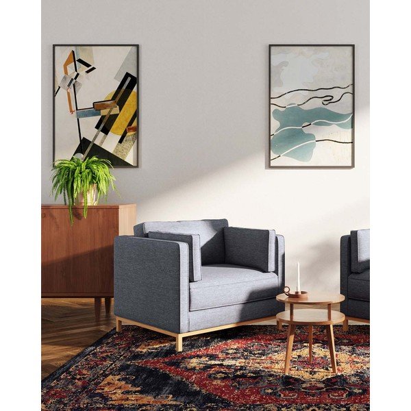 Šedé relaxační křeslo Celerio – Ame Yens-image-1
