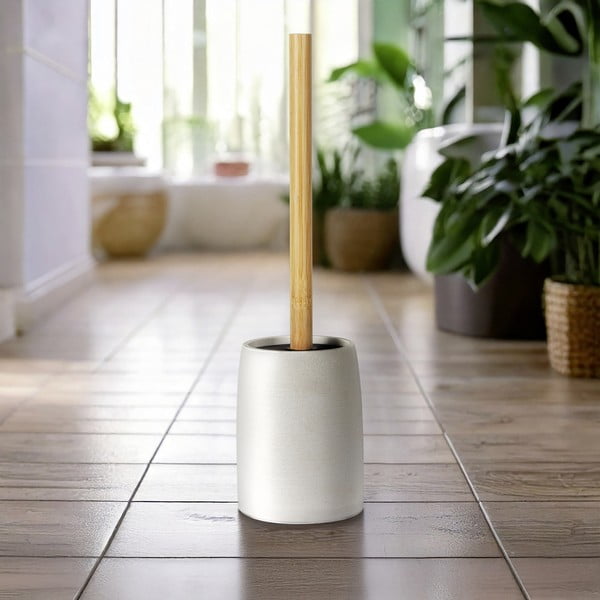 Bílá WC štětka z polyresinu Altavalle – Wenko-image-1