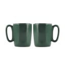 Tmavě zelené hrnky na espresso z kameniny v sadě 2 ks 80 ml Fuori – Vialli Design