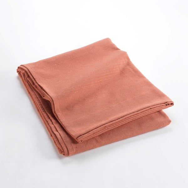 Přehoz v cihlové barvě 220x240 cm Lucile – douceur d'intérieur-image-2