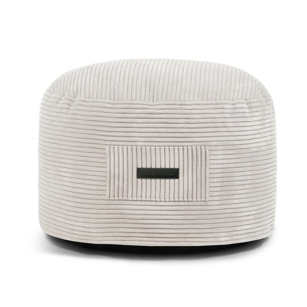 Krémový manšestrový taburet Om 60 – SLOWDOWN