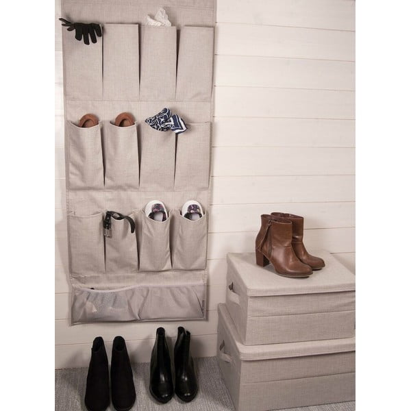 Závěsný látkový organizér do skříně – Bigso Box of Sweden-image-1