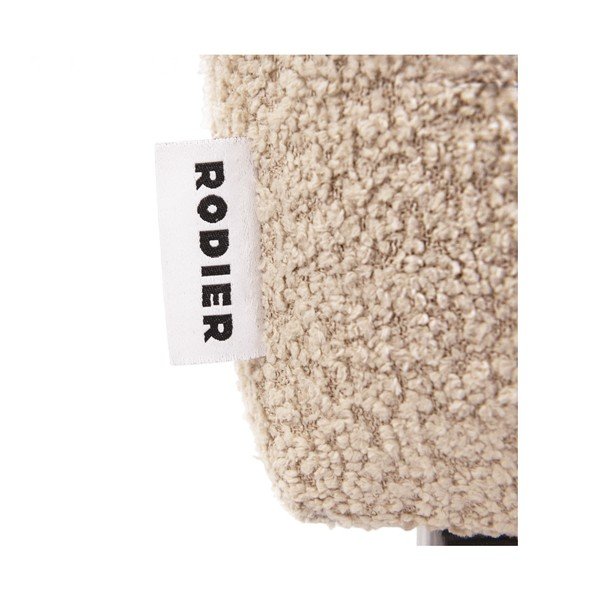 Béžová podnožka z textilie bouclé Rene – Rodier-image-3