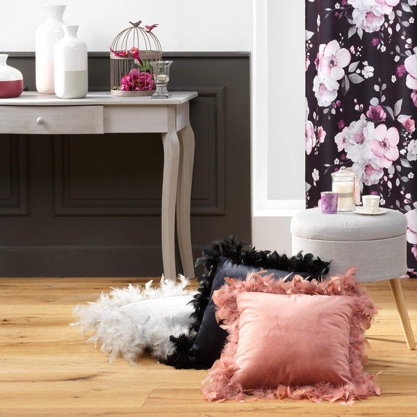 Sametový dekorační polštář 40x40 cm Marlina – douceur d'intérieur-image-1