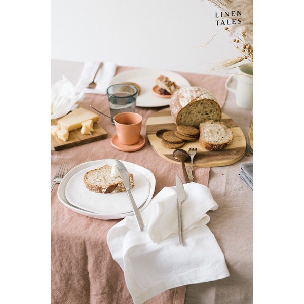 Sada 2 bílých lněných ubrousků Linen Tales-image-1