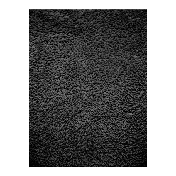 Vlněný koberec Dutch Carpets Rockey Black Uni, 200 x 300 cm