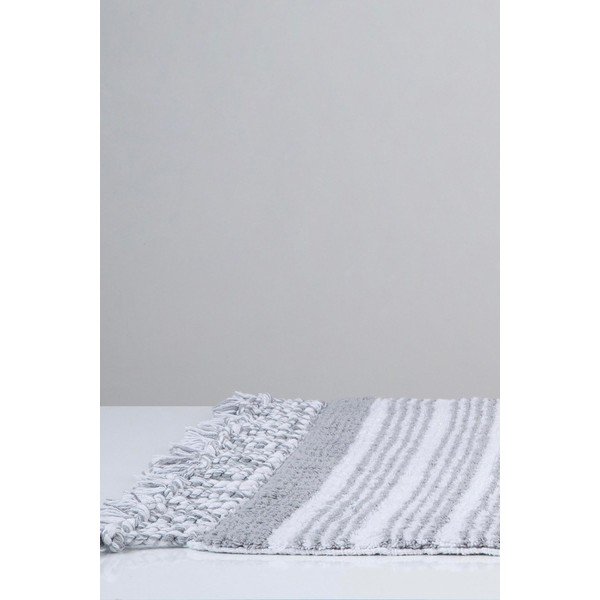 Šedá bavlněná koupelnová předložka Foutastic Martil, 60 x 90 cm-image-2