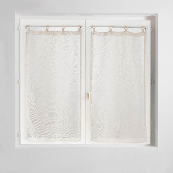 Béžové záclony v sadě 2 ks 60x120 cm Minalisa – douceur d'intérieur
