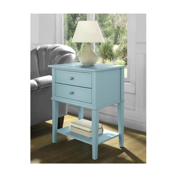 Světle modrý noční stolek Franklin – Støraa-image-1