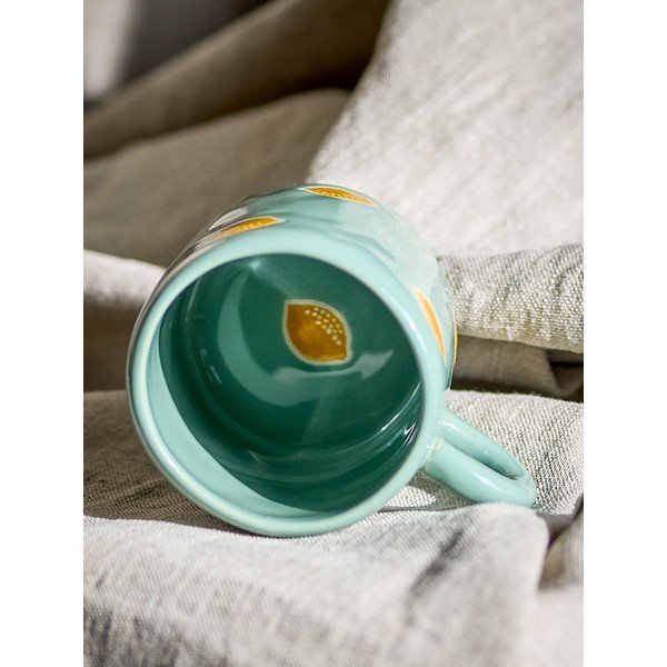 Šedozelený dětský hrnek z kameniny 230 ml Agnes – Bloomingville Mini-image-4